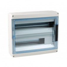 Coffret 36 modules 2X18 IP65 entrées souples