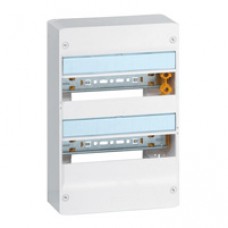 Coffret DRIVIA 13 modules - 2 rangées - IP30 - IK05 - blanc RAL 9003