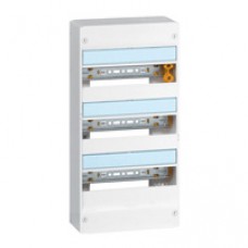 Coffret DRIVIA 13 modules - 3 rangées - IP30 - IK05 - blanc RAL 9003