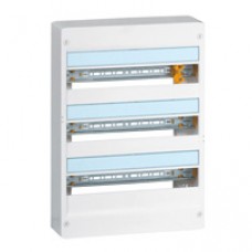 Coffret DRIVIA 18 modules - 3 rangées - IP30 - IK05 - blanc RAL 9003