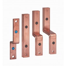 Barre Cu pliée/percée VX³ - DPX 1600 - fixe prise avant -en XL³ 4000 475 mm