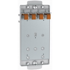 Base support répart de rangée HX³ 400 A - disjoncteur DPX³ 160 - 4P avec ou sans différentiel