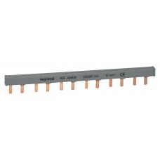 Peigne d'alimentation HX³ - 2P - pour bornes à vis - L. 1 rangée - 6 mod