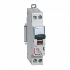 Disjoncteur DNX³ 4500 - vis/vis - U+N 230V~ 32A - 4,5kA - courbe C - départ