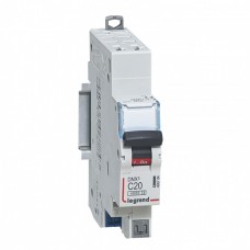 Disjoncteur DNX³ 4500 - auto/auto - U+N 230V~ 20A - 4,5kA - courbe C - départ
