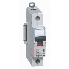 Disjoncteur DX³ 6000 -vis/vis- 1P-230/400V~ -2A-10kA - courbe C - protect départ Legrand