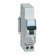 Disjoncteur DX³ 6000 -auto/vis- U+N - 230V~ -10 A -10 kA - courbe C - protect départ Legrand