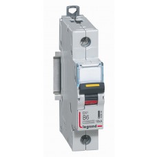 Disjoncteur DX³ 10000-vis/vis-1P-230/400V~-6A-16kA-courbe B-protect départ Legrand