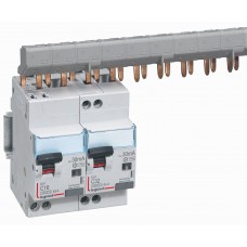 Disjoncteur différentiel DX³ 4500-auto/vis-U+N 230V~ 16A-typeAC-30mA-6kA-courbe C-départ Legrand