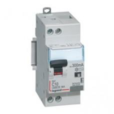 Disjoncteur différentiel DX³ 4500-vis/vis-U+N 230V~ 10A-typeAC-300mA-6kA-courbe C-départ Legrand