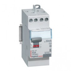 Interrupteur différentiel DX³-ID - vis/vis - 2P - 230V~ - 40A - type A - 30mA - départ haut