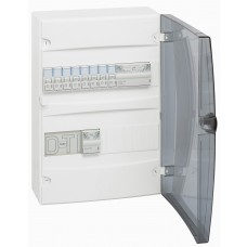 Prêt à poser Basique plus - coffret pré-câblé pour 8 prises RJ 45 + 6 prises TV