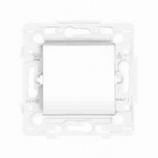Bouton poussoir simple Lumière- 6A - O+F - Blanc Espace