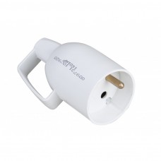 Fiche femelle coiffe 16A 2P+T anneau blanche