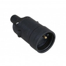 Fiche femelle caoutchouc 16A 2P+T IP40 sans bague
