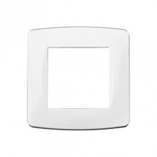Plaque blanche 1 poste