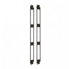 Jeu de 2 obturateurs verticaux frontaux pour baie 46 U