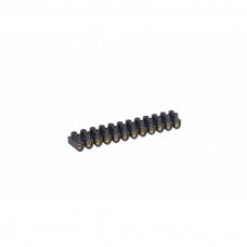 Barrettes laiton noire 6 mm²