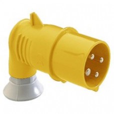 Fiche mobile coudée 16A 3PT 100-130V IP44 50-60HZ