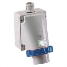 Socle de connecteur industriel - 16 A - 2P+T - 200-250V CA - IP67