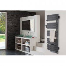 Radiateur sèche-serviettes Néfertiti gris integral pivotant droit soufflant 2000w