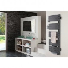 Radiateur sèche-serviettes Néfertiti gris integral pivotant droit soufflant 1500w