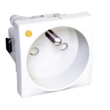 Altira - prise de courant Rotoclip lumineux - blanc polaire