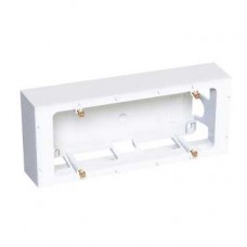 Altira - boîte saillie 3 postes - 40 mm - blanc polaire