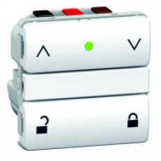 Module encastré combiné volets roulants RF encastré avec verrouillage