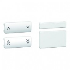 Kit enjoliveurs pour volets-roulants / stores blanc