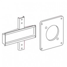 Accessoire de coffret-plaque 90 x 100mm pour INS 63/80A
