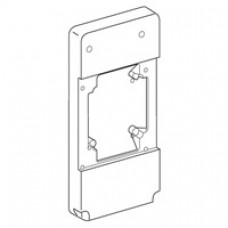 Accessoire de coffret-plaque 103 x 225mm pour prises 100 x 107 mm