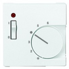 Enjoliveur pour thermostat avec marche / arrêt blanc