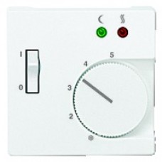 Enjoliveur pour thermostat de chauffage par le sol blanc