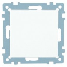 Plaque obturatrice blanc