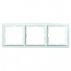 Plaque finition triple blanc