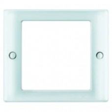 Plaques de finition standard 1 poste blanc