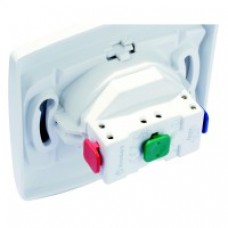 Prise 2P+T à éclipses connexion rapide