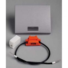 Touche à voyant + lampe- gris - encastré - IP44 IK08