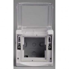 Cadre pour appareil. 45x45 - transpar. - compos. en saillie - IK07 IP55