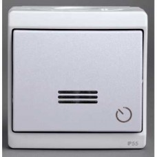 Minuterie electronique - blanc - en saillie - IK07 IP55