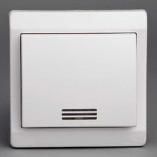 Va-et-vient lumineux - blanc - encastré - IP44 IK08