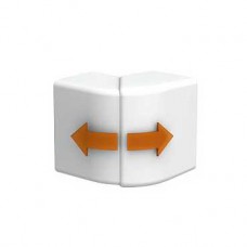 Goulotte pvc blanc - 75 x 55 mm - angle extérieur