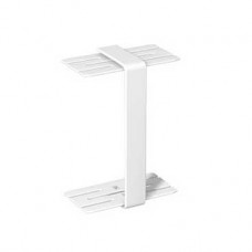 Goulotte pvc blanc - 75 x 55 mm - joint de fond
