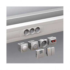 Goulotte pvc blanc - 95 x 55 mm - 2 m