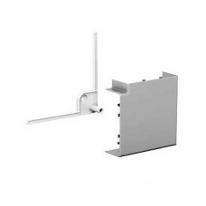 Goulotte aluminium - 185 x 55 mm - angle plat 90°