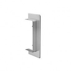 Goulotte aluminium - 185 x 55 mm - joint de traversée de paroi