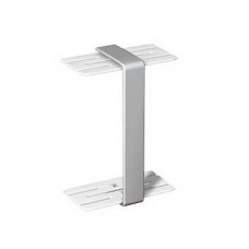 Goulotte aluminium - 185 x 55 mm - joint de fond
