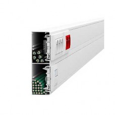Goulotte PVC blanc - 185 x 55 - 2 m
