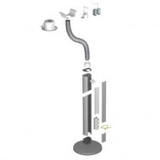 Colonne mobile 1 face 2,9 blanc
